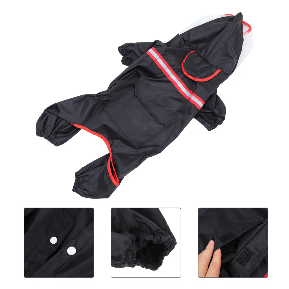 Puppy Waterproof Clothes Pet Raincoat Multi-function Pet Dog Rain Coat