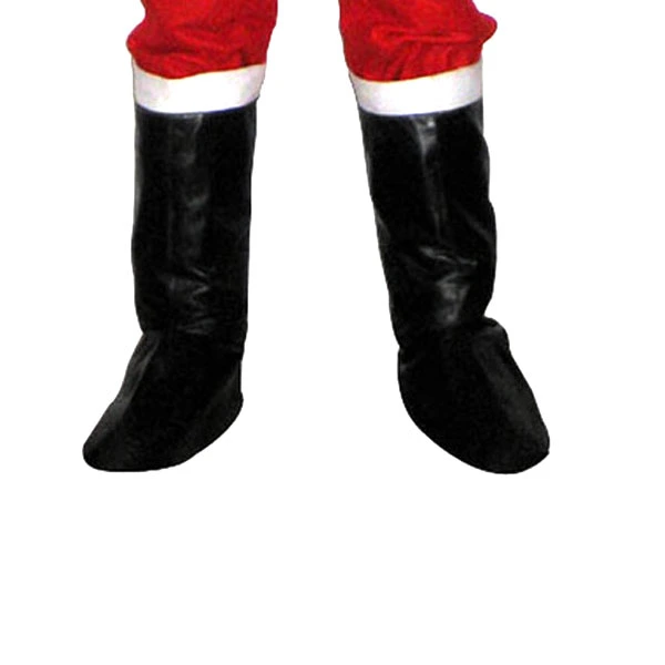 Christmas Decoration Santa Claus Shoe Cover (Black)