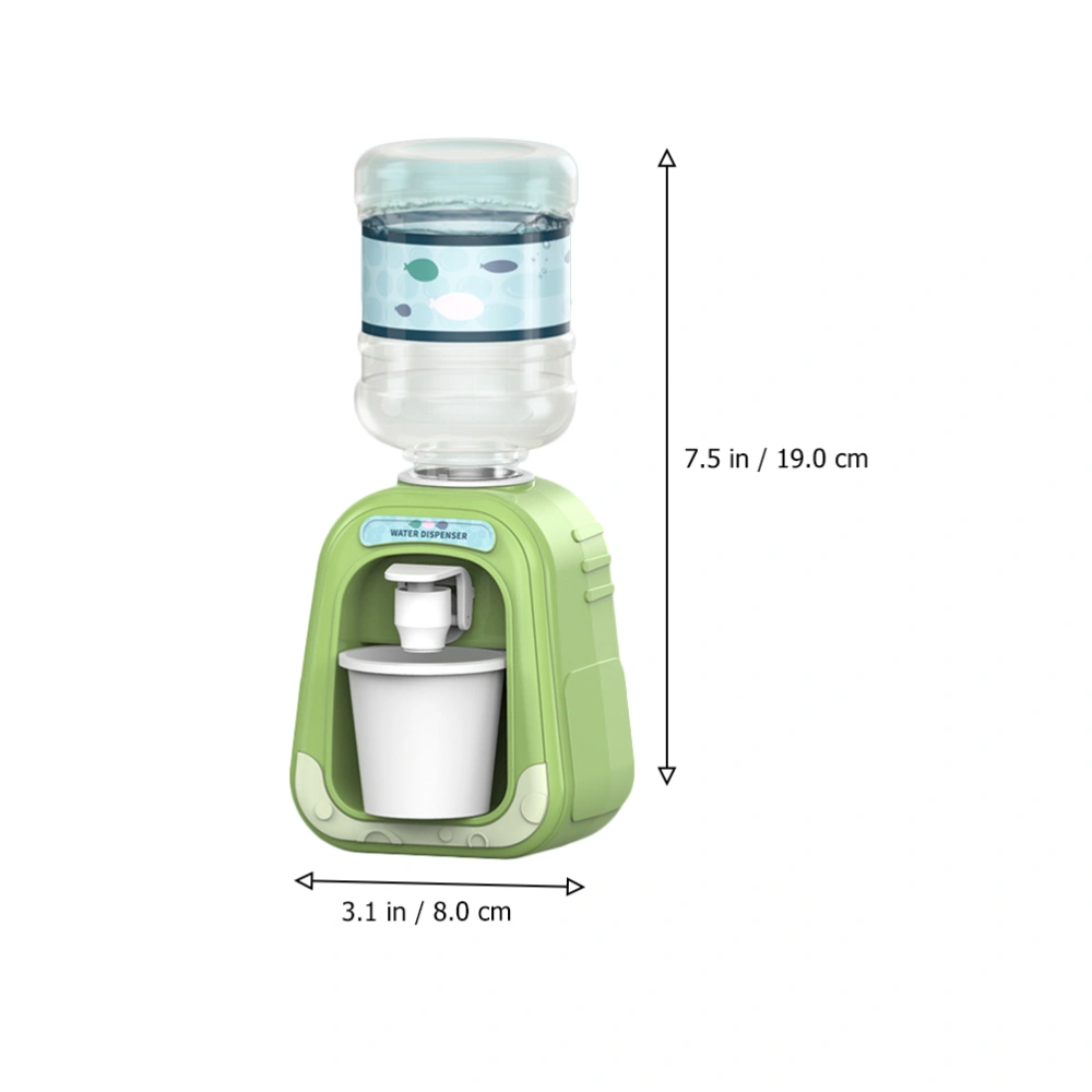 1 Set of Mini Water Dispenser Simulated Water Dispenser Children Mini House Toy