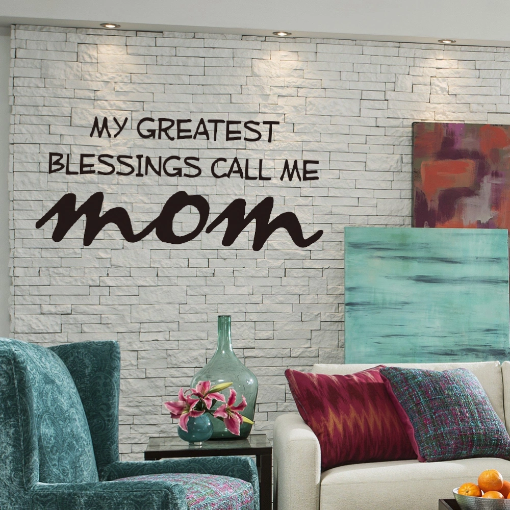 My Greatest Blessings Call Me Mom Quote Sayings Wall Decal Wall Paper Decals