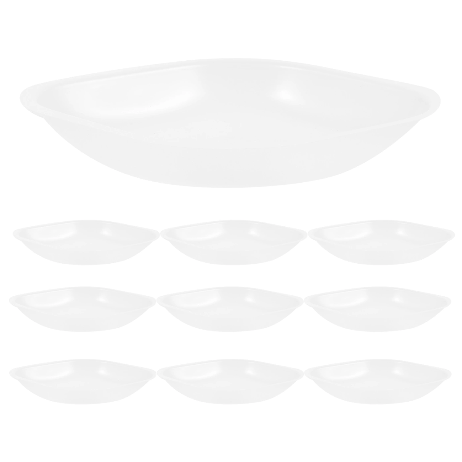 20pcs Weighing Plates Plastic Sample Weighing Trays Laboratory Balance Weighing Pans