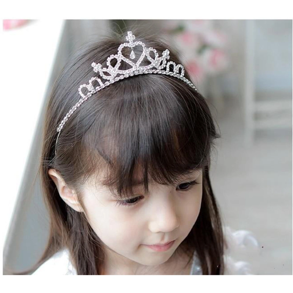 Crystal Tiara Hairband Kid Girl Bridal Prom Crown Party Accessories Prom Crown Headband