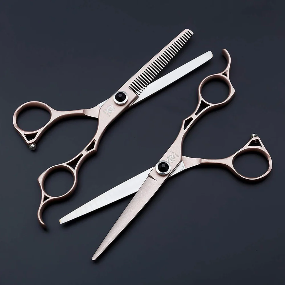  2pcs Professional Haircut Scissor Stainless Steel Hairdressing Barber Scissor