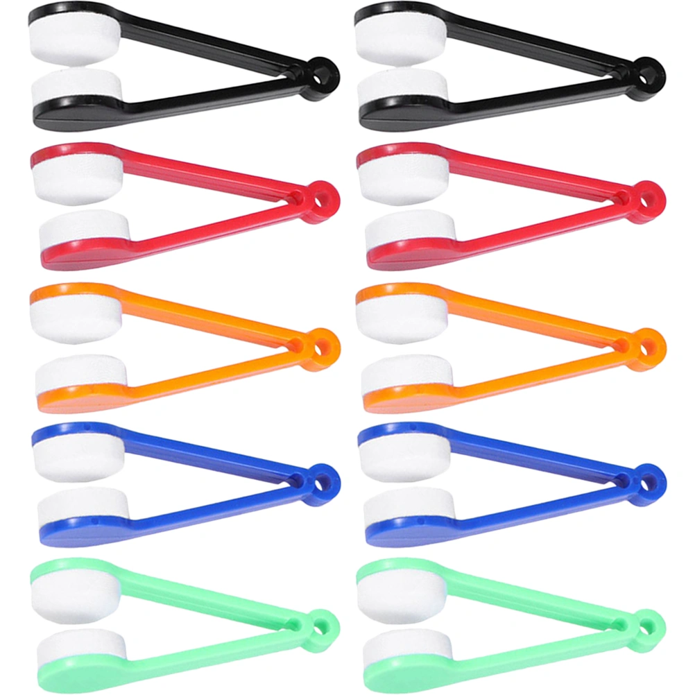 10Pcs Camera Lens Clips Cell Phone Screen Brush Daily Use Phone Screen Cleaners Phone Supply