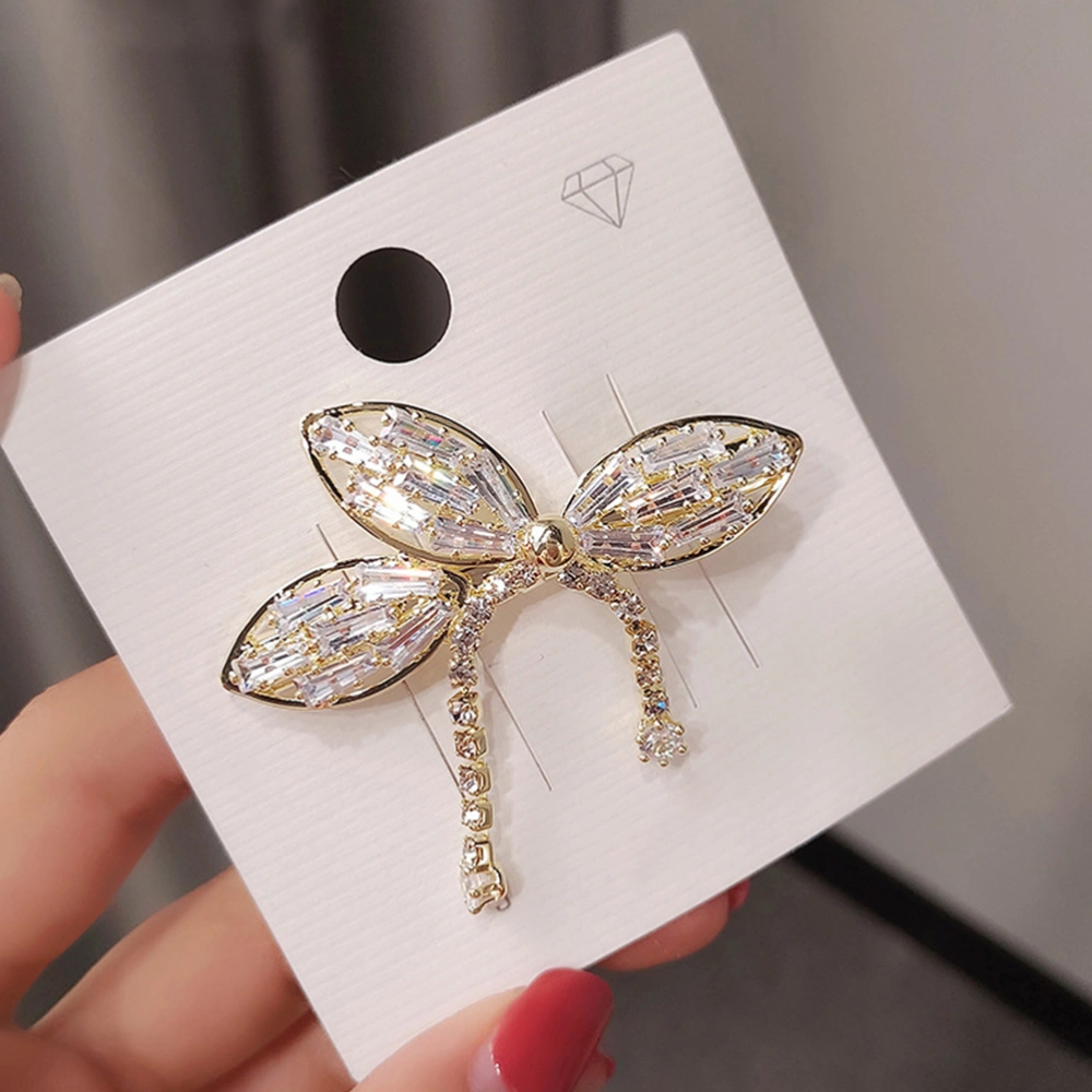 1Pc Butterfly-Shape Hair Clip Tassel Hair Clamp Rhinestone Hairpin Duckbill Clip