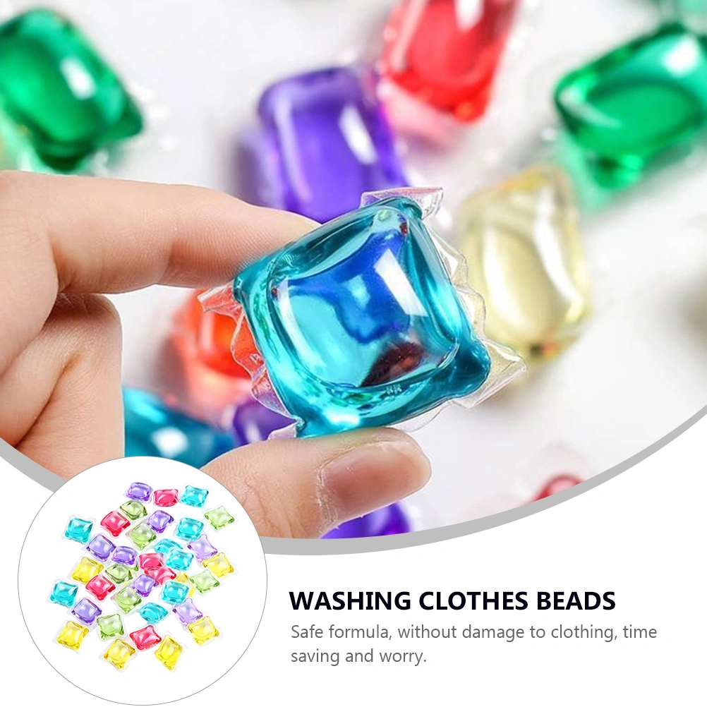 100pcs Laundry Fragrant Beads Liquid Laundry Condensate Granule (Mixed Color)