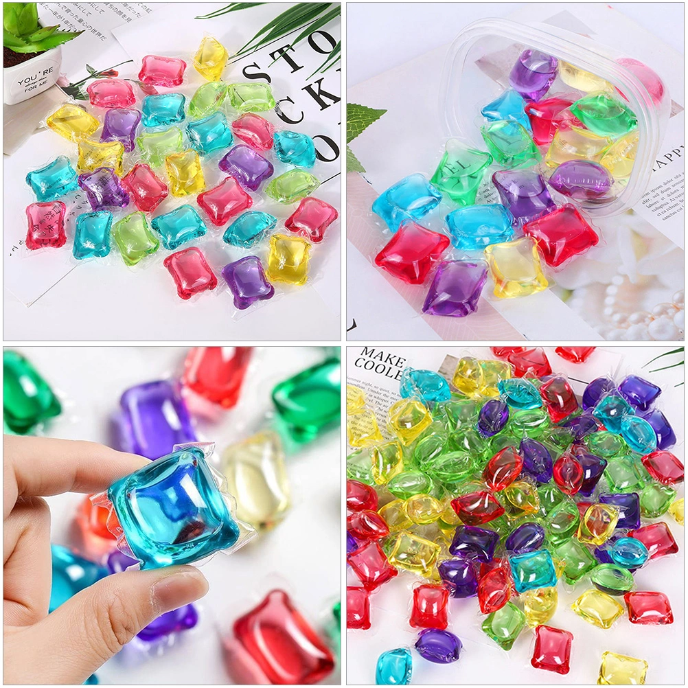 100pcs Laundry Fragrant Beads Liquid Laundry Condensate Granule (Mixed Color)