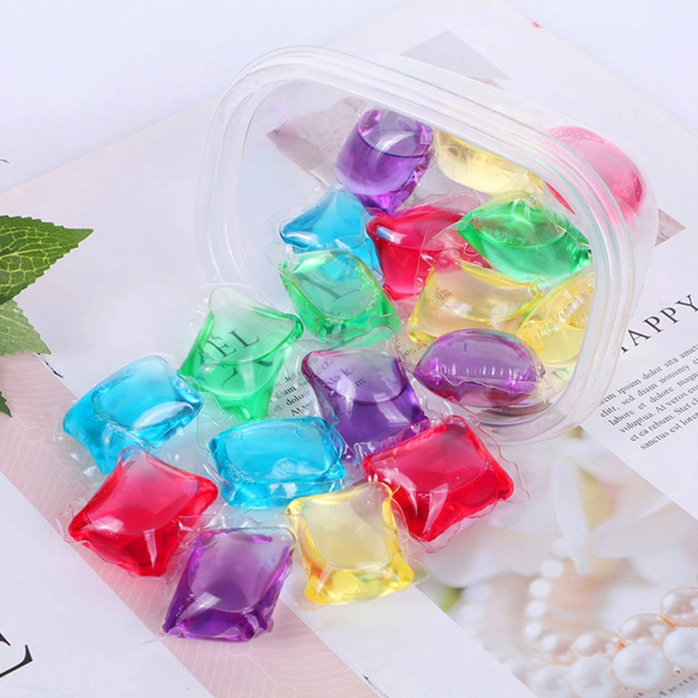 100pcs Laundry Fragrant Beads Liquid Laundry Condensate Granule (Mixed Color)