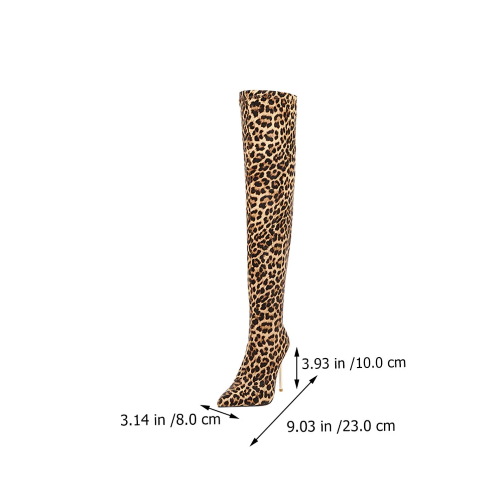 1 Pair Woman Boots Autumn Winter Thigh High Boots Woman Thin Heel Boots