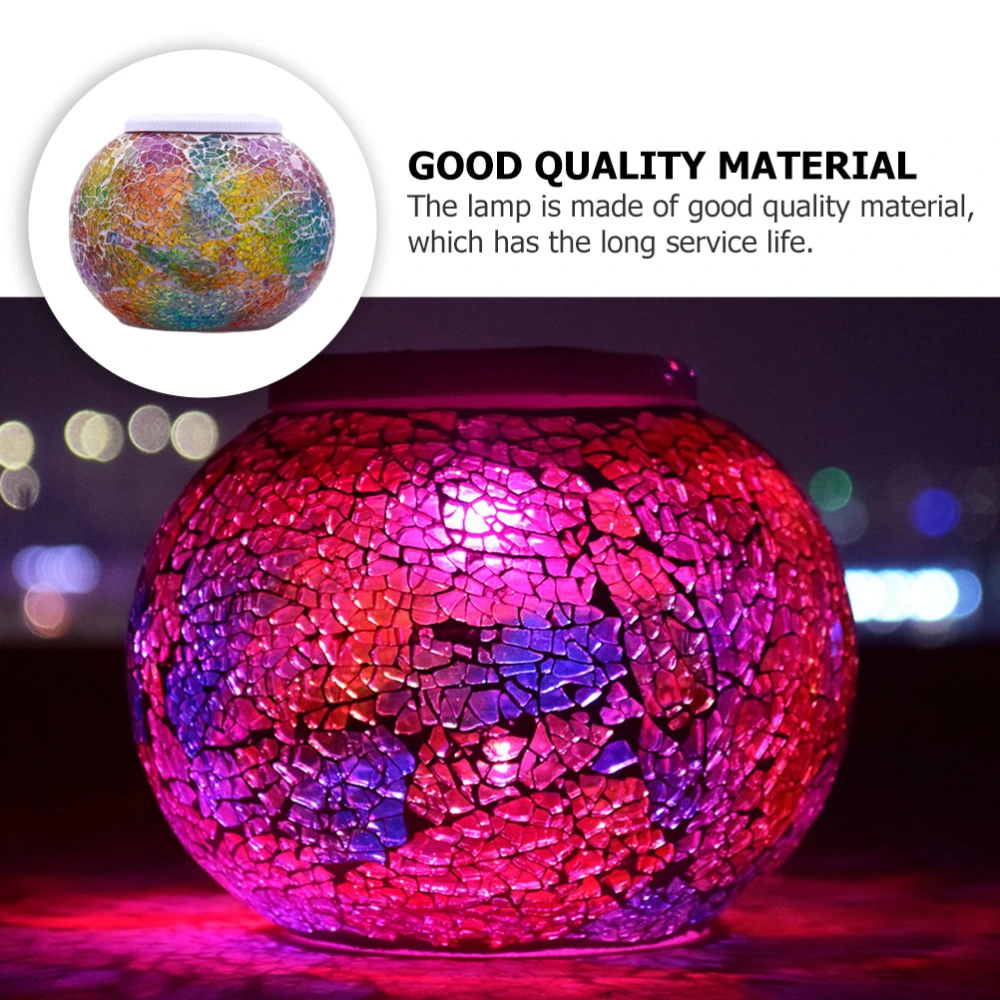 1pc Solar LED Lamp Decor Colorful Lawn Lamp Decor Solar Lawn Lamp Ornament