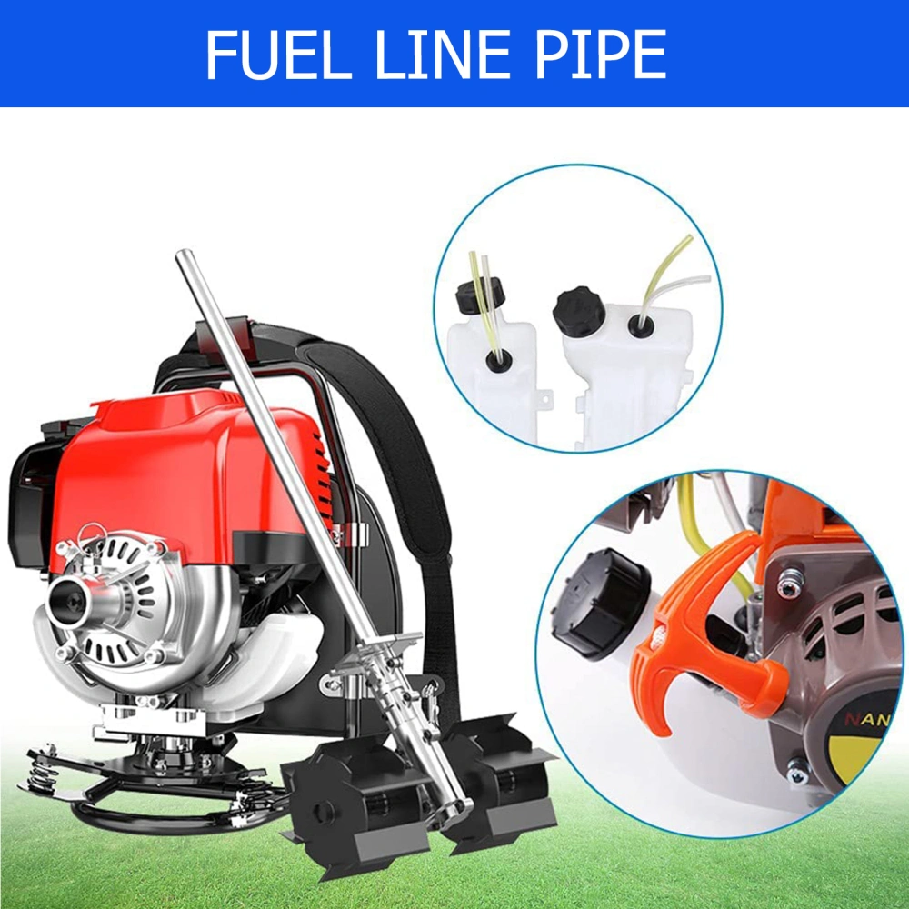 4pcs Petrol Fuel Gas Line Pipe Hose Multifunction Fuel Line for Small Chainsaw