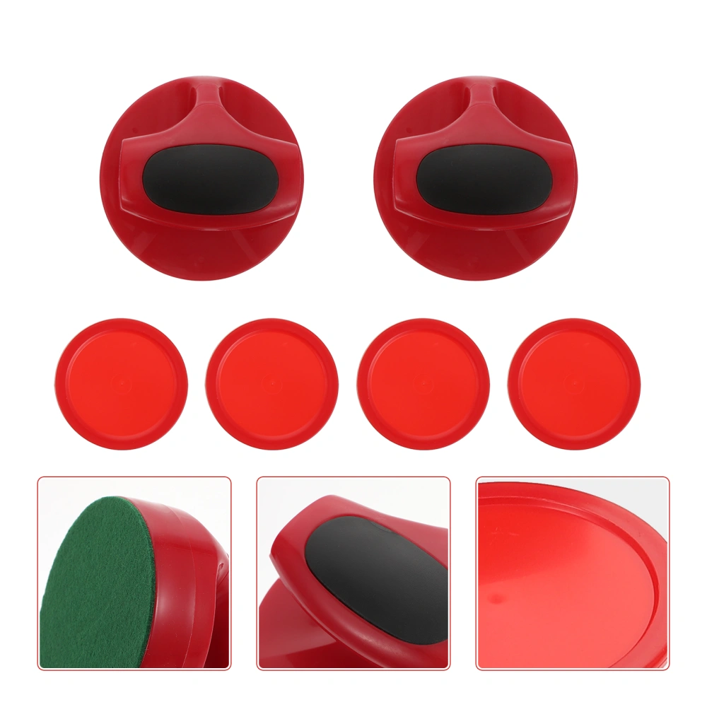 1 Set of Air Hockey Pushers Air Hockey Pucks Game Table Replacement Supplies