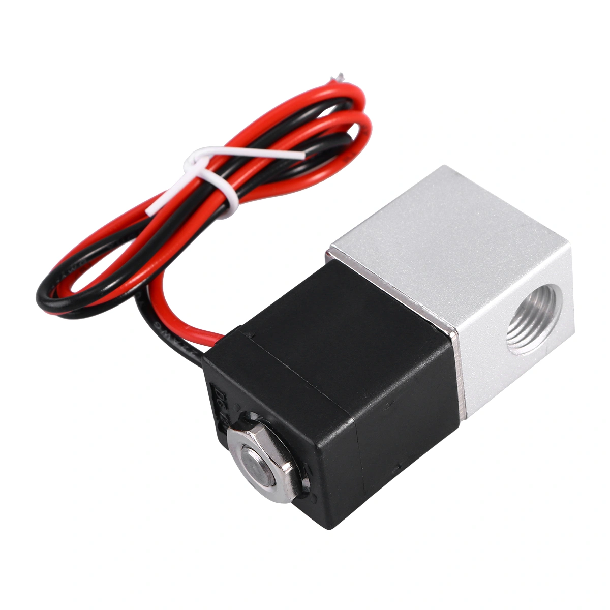DC 12V 1/4 Inch 2-way 2-position BSP 2V025-08 Air Direct Acting Normally Closed Solenoid Pneumatic for Air Gas Water