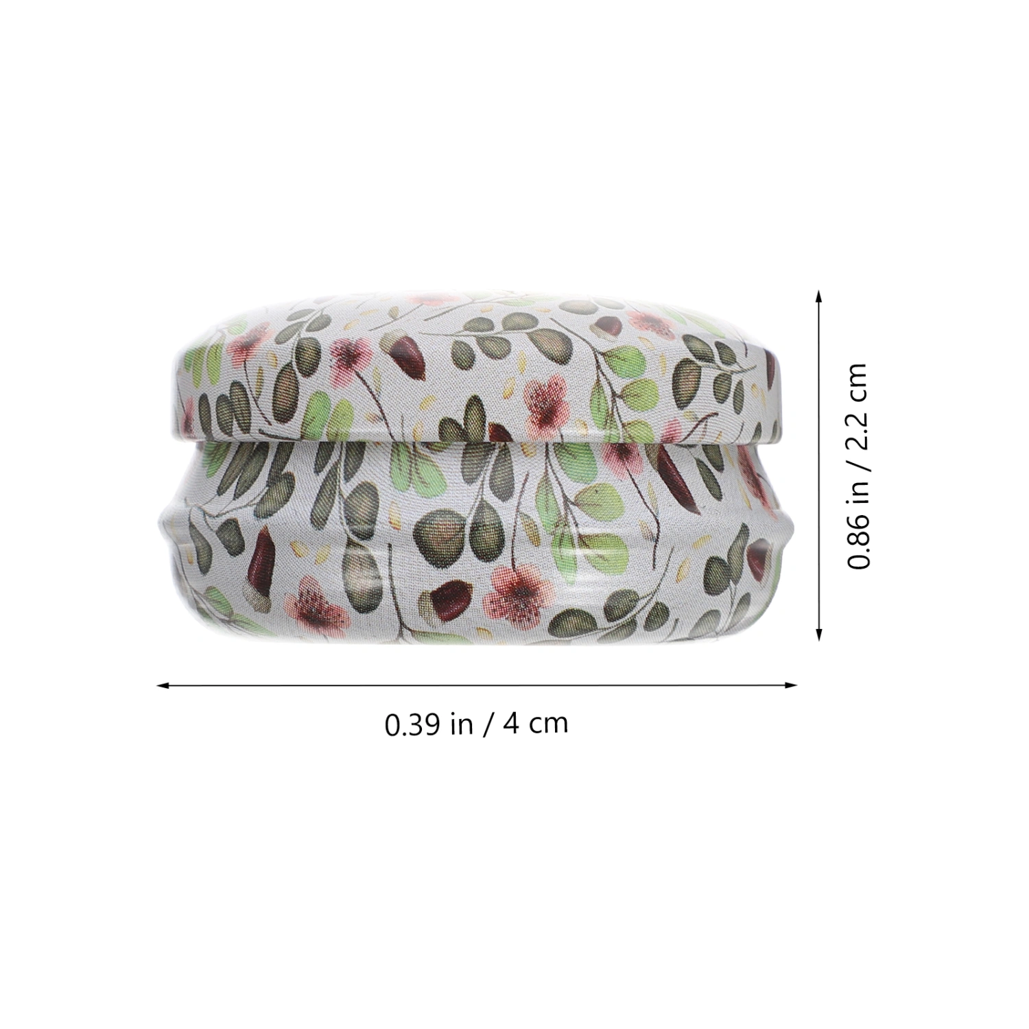 12pcs Mini Iron Storage Box Pill Case Portable Tinplate Containers Storage Cans for Makeups Sundries Flower Series