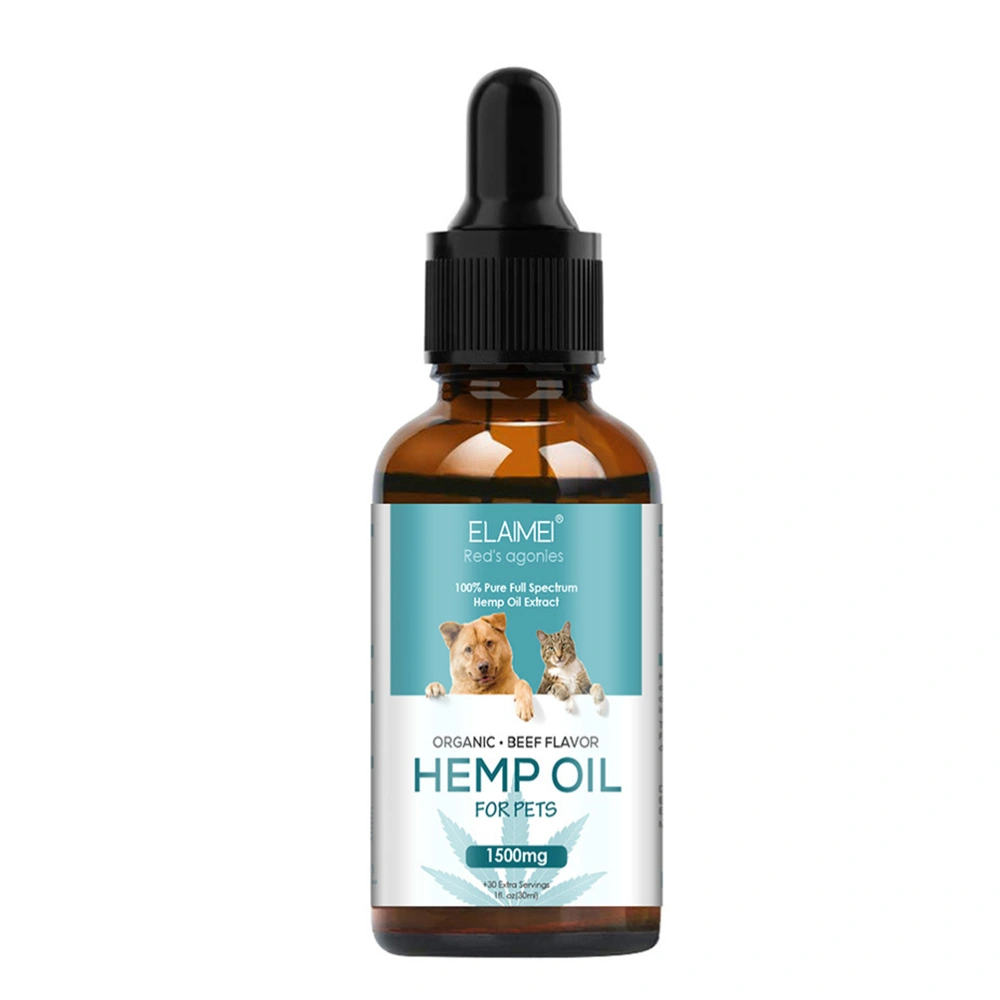 Pet Dog Care Plant Sesame Oil Hemp Oil Pet Supplies for Dog Pet Puppy (Assorted Color)