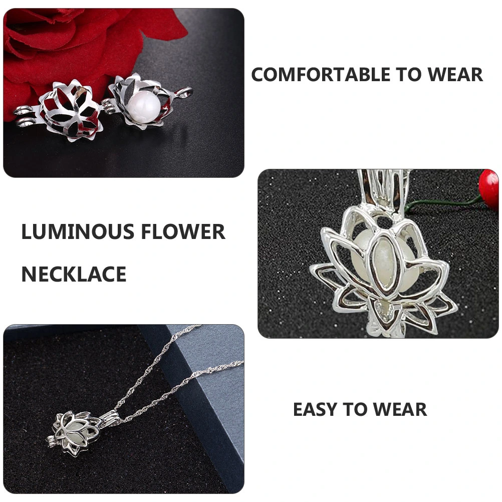1Pc Yoga Glowing Pendant Necklace Fashion Minimalist Neck Pendant for Women