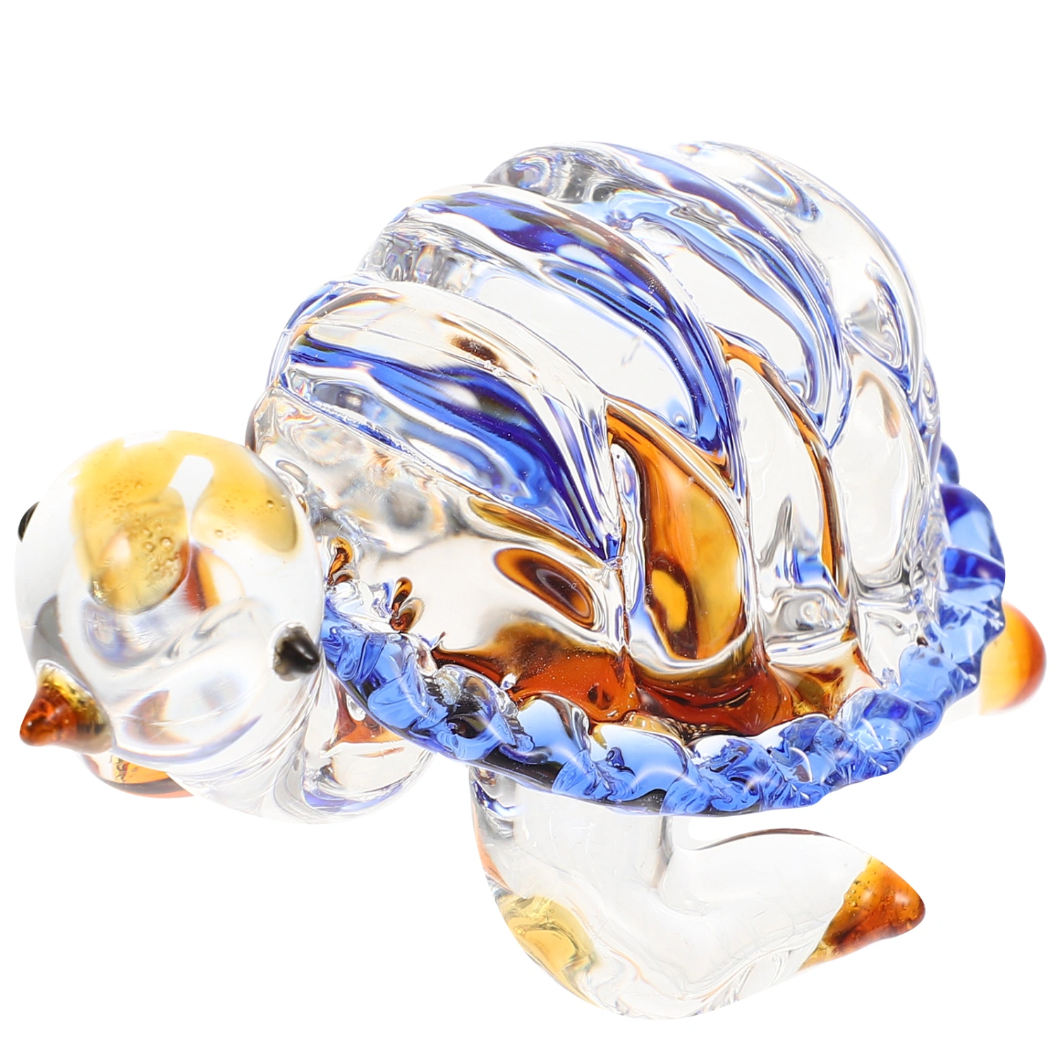 Glass Turtle Decor Tabletop Scene Layout Glass Ornament for Home Decor