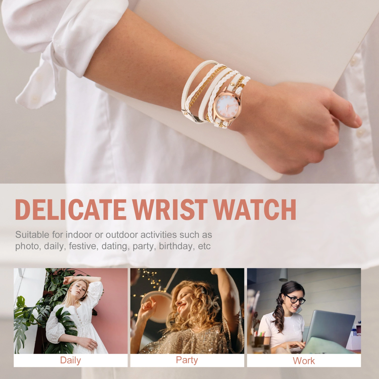Women Bracelet Watch Delicate Wrist Watch Lady Bracelet Watch Women Festival Gift