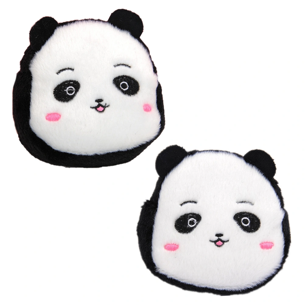 2Pcs Plush Change Purse Lovely Money Storage Bag Portable Wallet Girls Mini Bag