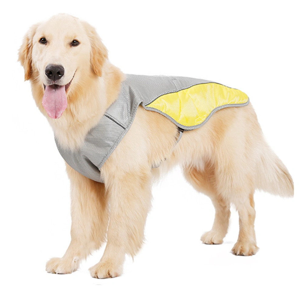 1Pc Summer Pet Cooling Breathable Cooler Vest Reflective Safety Dog Puppy Harness Size XS(Assorted Color)