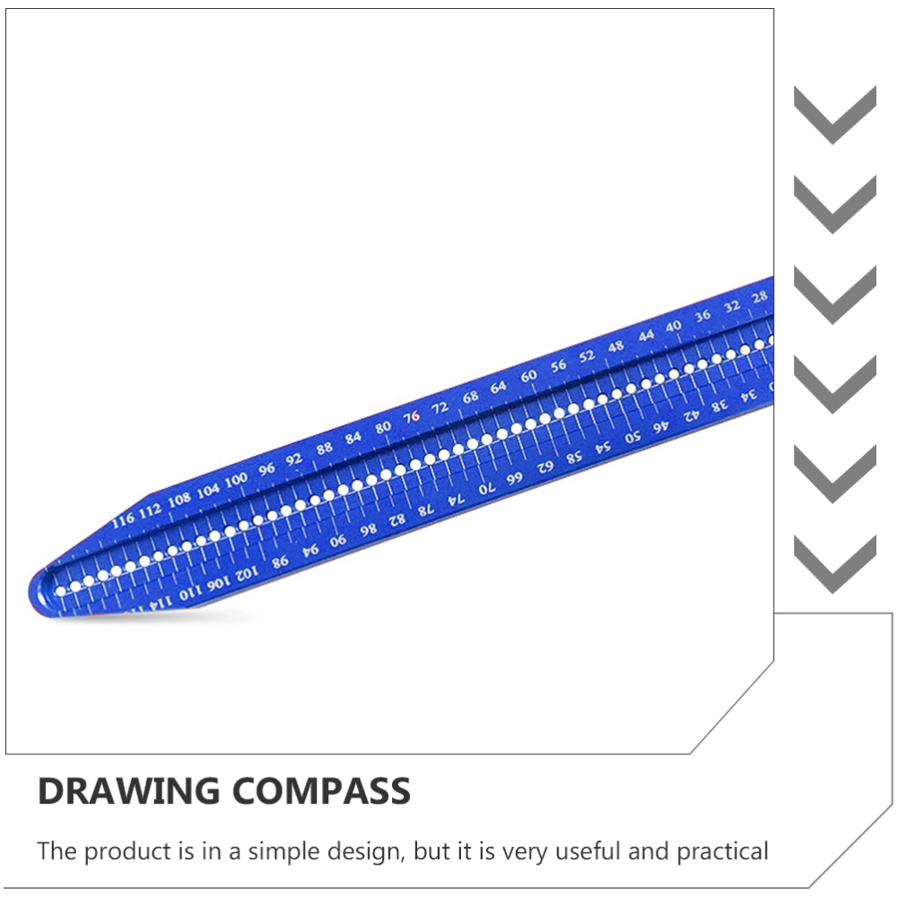 Woodworking Drawing Compass Circular Drawing Tool High Precision Hole Ruler