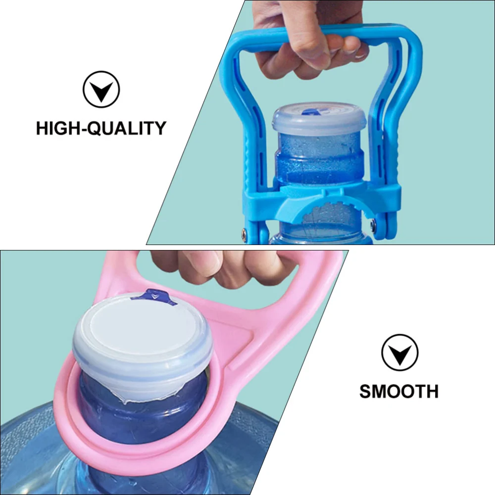 3 Pcs Plastic Bottled Water Handle Energy Saving Water Bucket Lifting Carrier