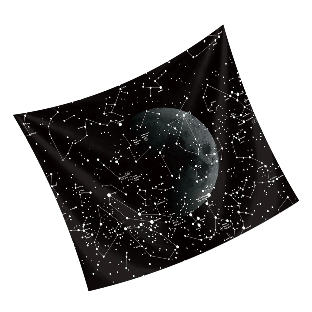 Household Luminous Tapestry Room Wall Decorative Tapestry Printed Bedside Tapestry (Ordinary Starry Sky)