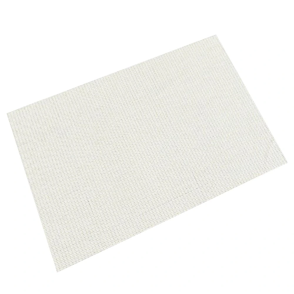 PVC Non-Slip Mat Simple Scalable Latex Carpet for Bedroom Livingroom Bathroom (Creamy White, 40cmx60cm)