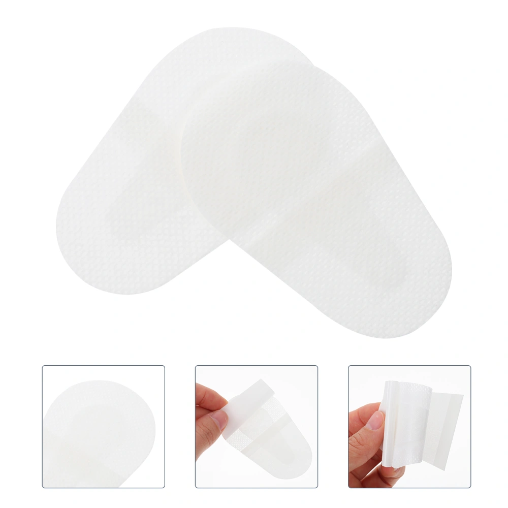 24Pcs Waterproof Wound Stickers Household Swimming Transdermal Patches (White)