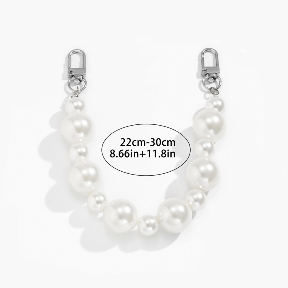 1pc Delicate Bag Strap Pearl Chain Handbag DIY Pearl Strap Accessory Bag Chain