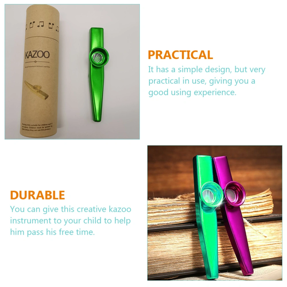 1 Set Durable Kazoos Professional Guitar Kazoos Musical Instruments for Music Lover