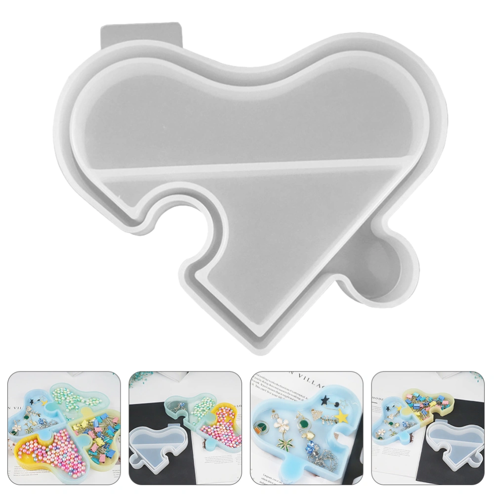 1Pc Heart Box Mold DIY Silicone Mold DIY Crystal Epoxy Mould Jewelry Box Mold