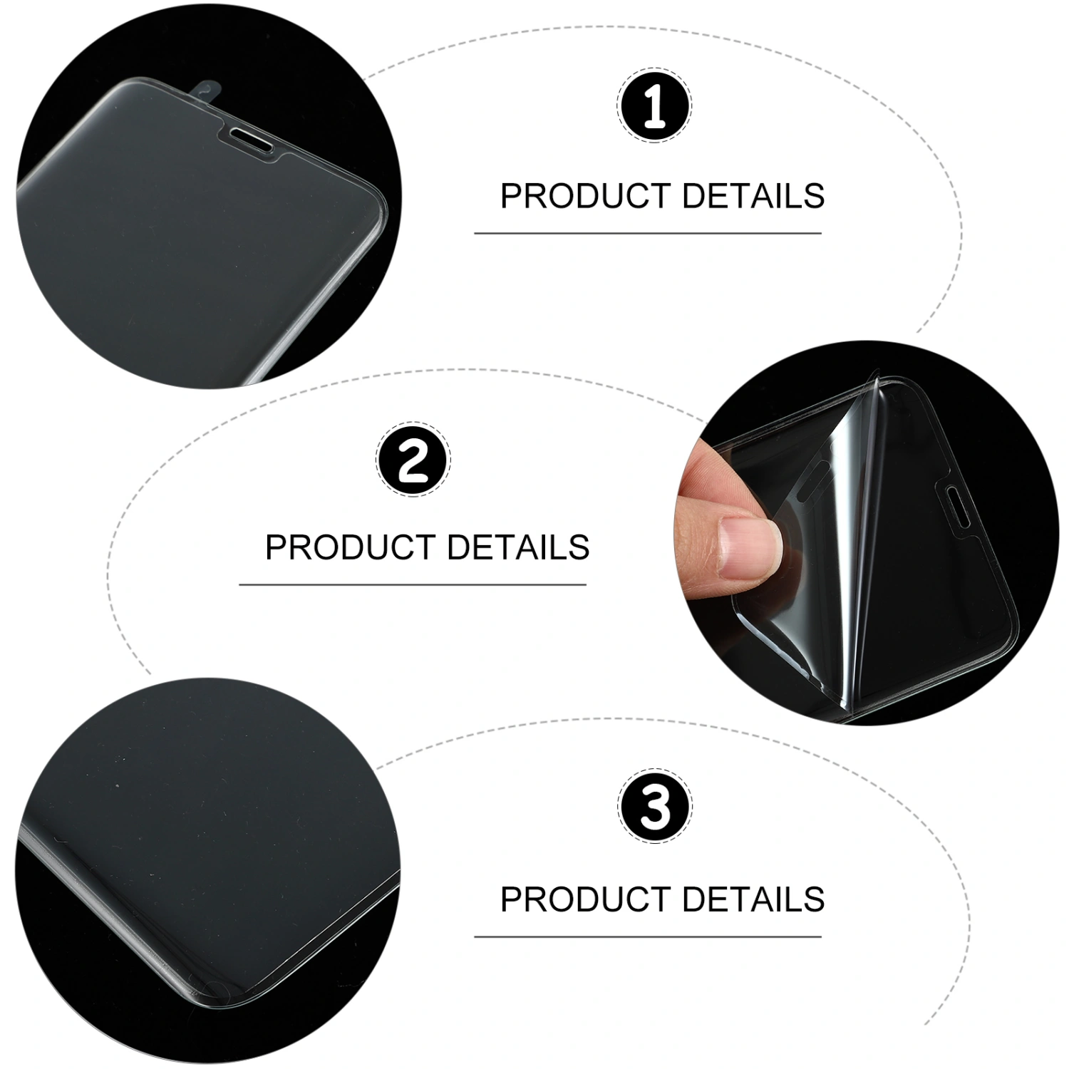Transparent Screen Protector Anti-Scratch High Definition Tempered Glass Screen Protector for Galaxy S9