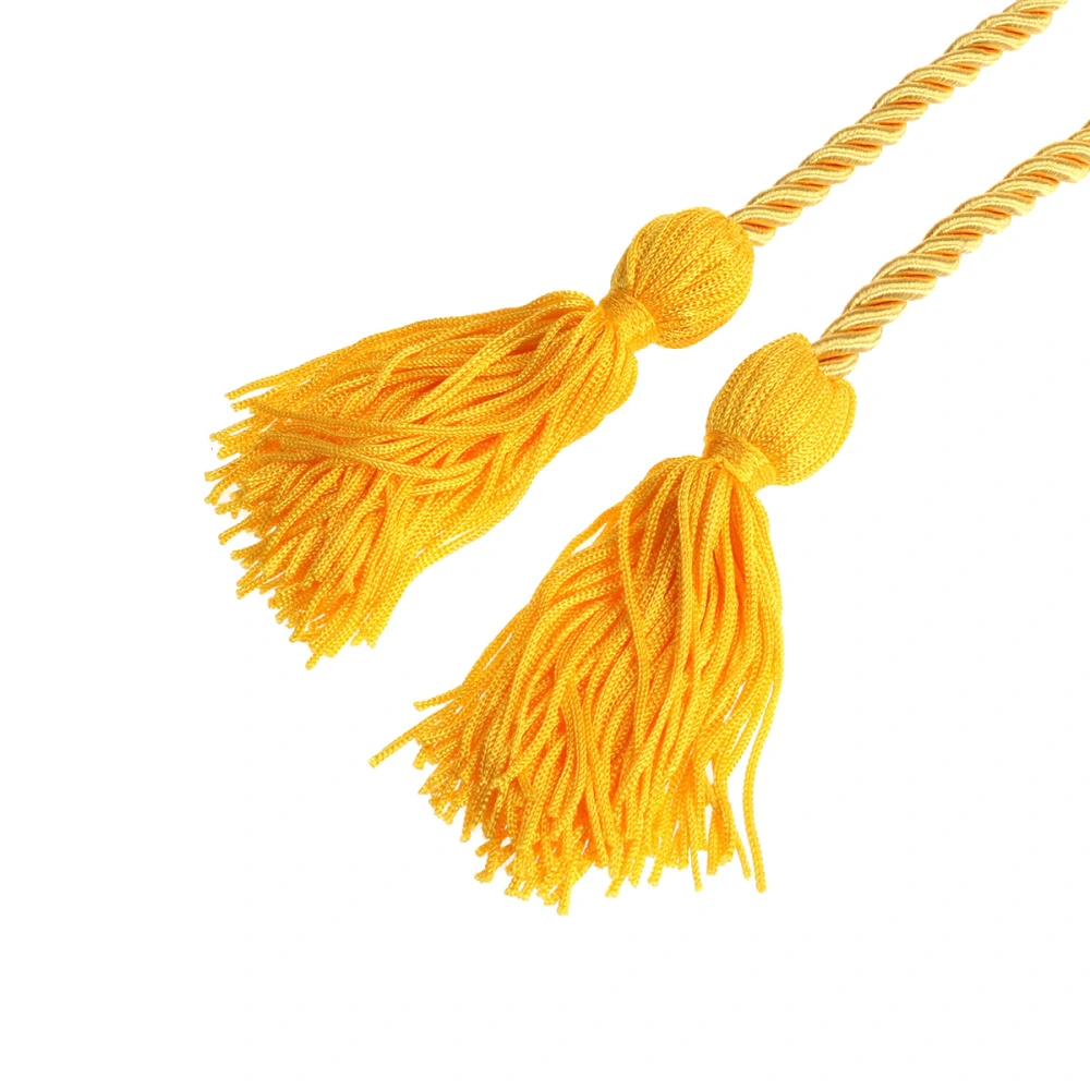 Solid Color Braided Honor Graduation Cords (Yellow)