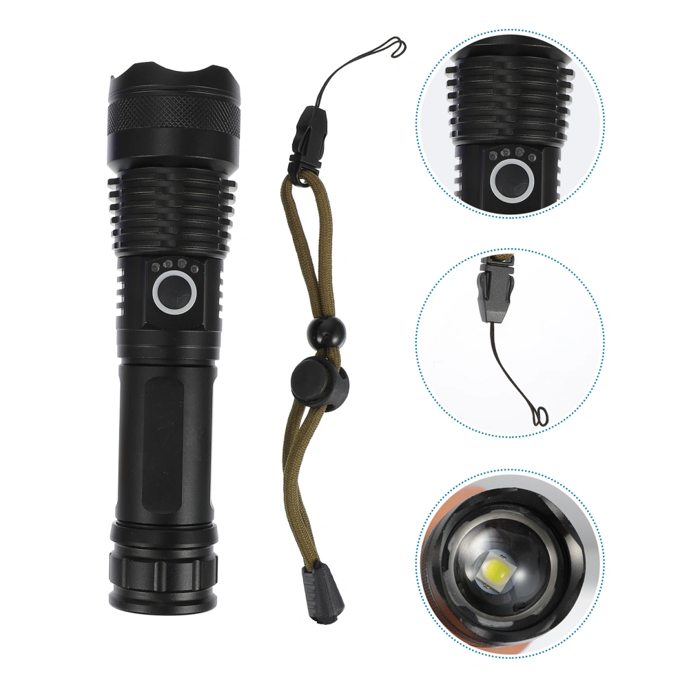 Outdoor LED Flashlight USB Charging Flashlight Waterproof Handheld Flashlight