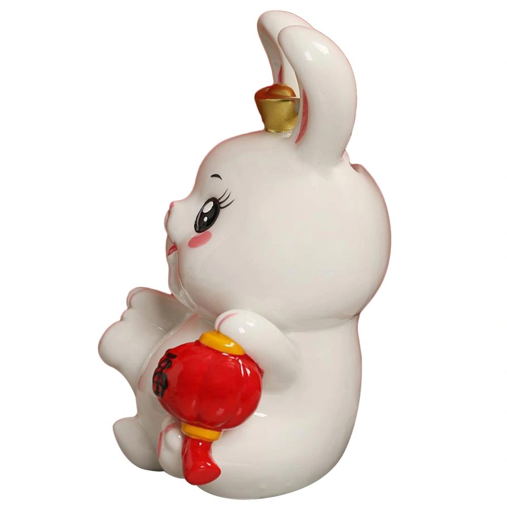 Rabbit Design Piggy Bank Girl Boy Bedroom Coin Bank Kids Coin Container Gift