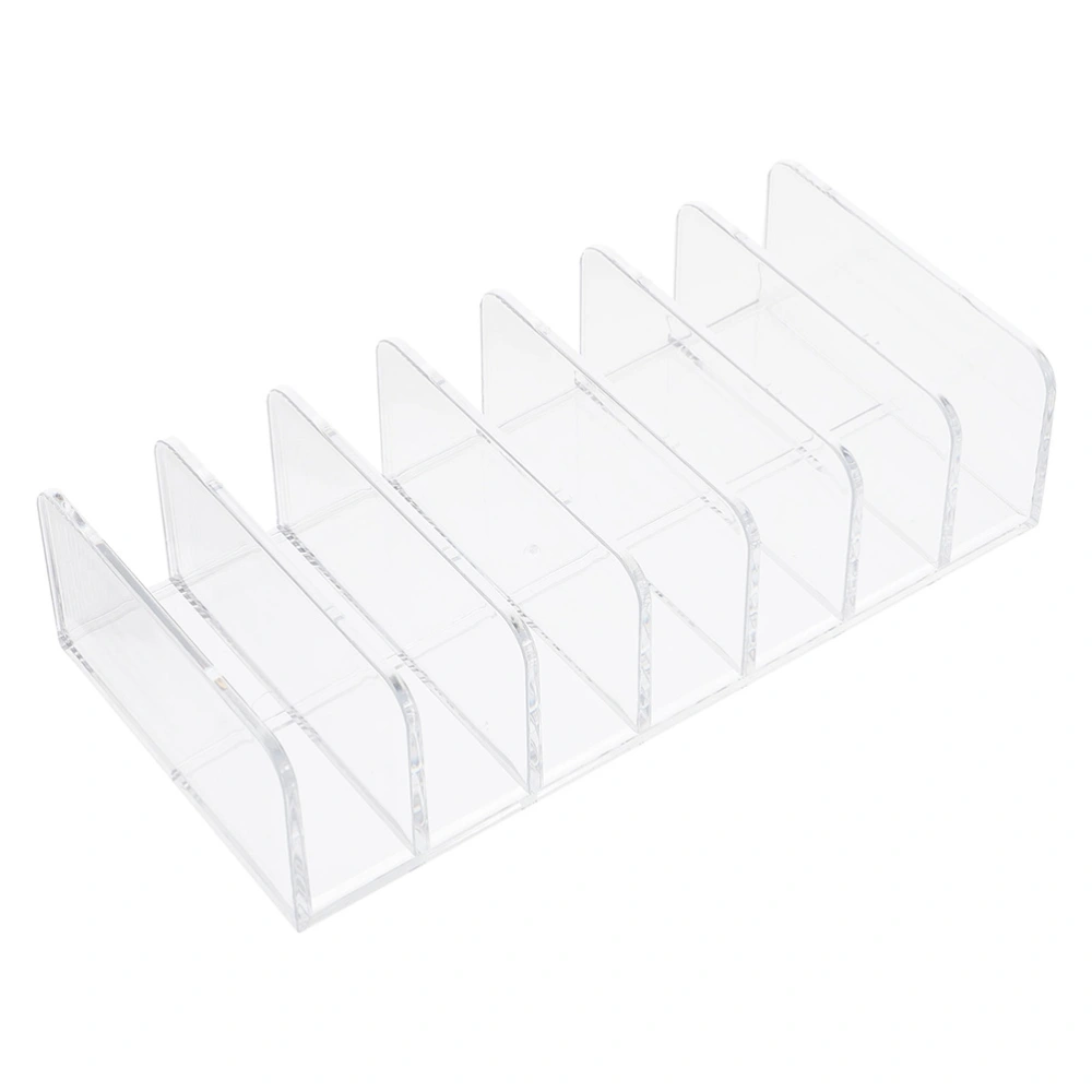 1Pc Transparent PS Cosmetics Storage Rack for Pressed Powder Eye Shadow