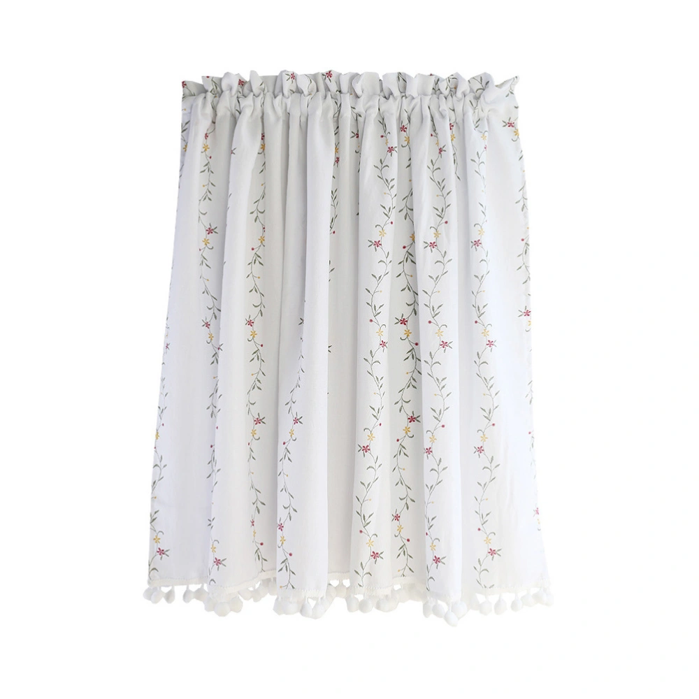 1Pc Window Short Curtain Charming Half Curtain Blackout Home-use Curtain