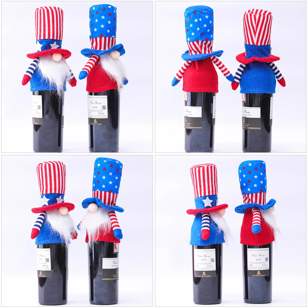 1 Pc Decorative Desktop Ornament Adorable Bottle Cloth Washable Bottle Holder