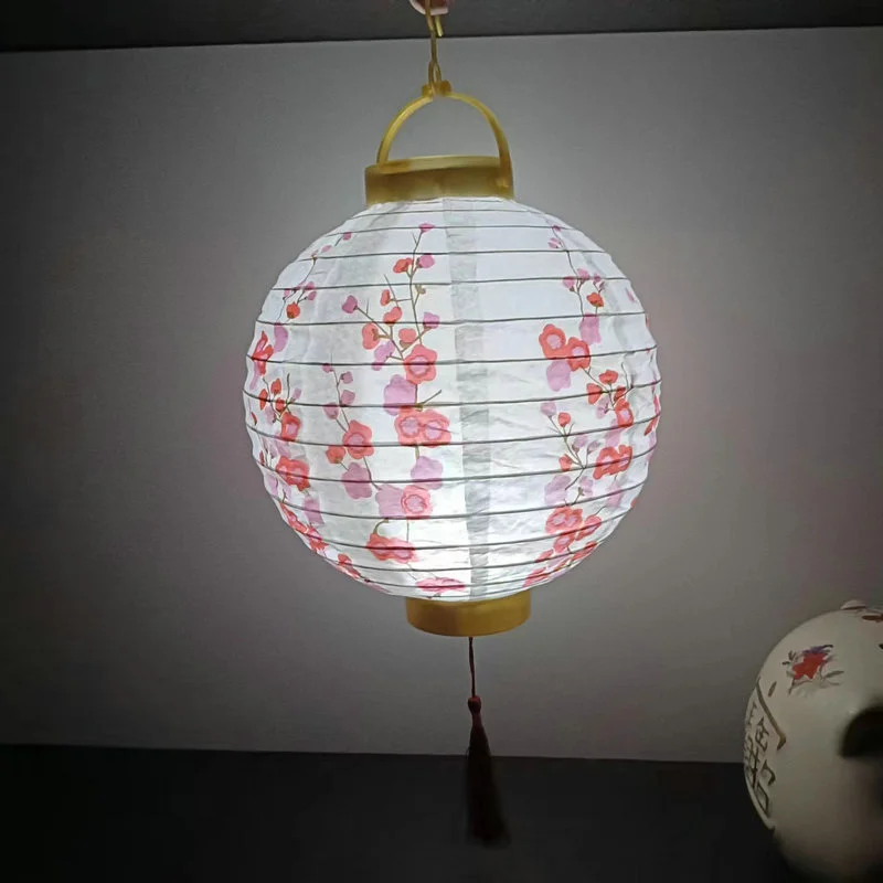 Party Hanging Lantern Round Paper Lantern Decorations Folding Paper Lantern Pendants