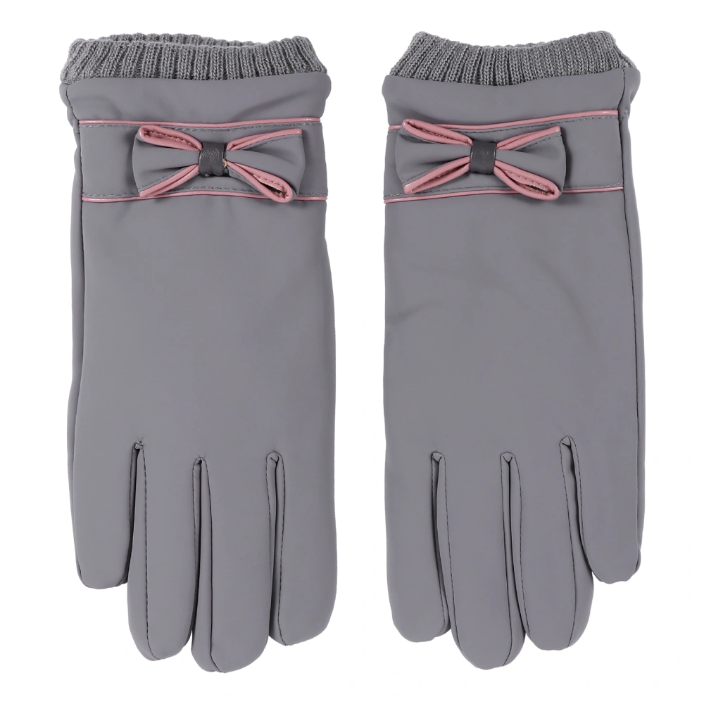 1 Pair Women Winter Gloves Wind-proof Waterproof Gloves Full Finger Gloves