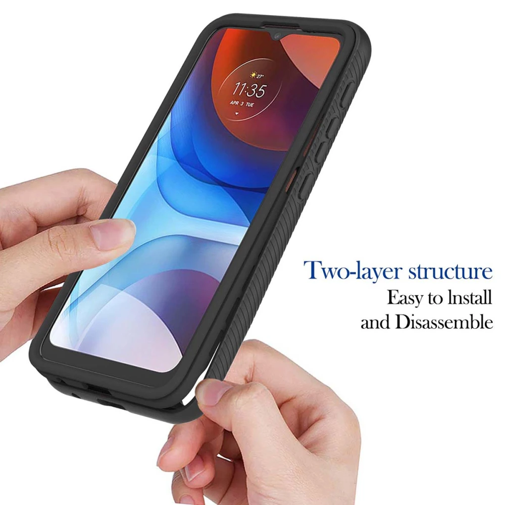 1pc Protective Phone Case Excellent Phone Cover Phone Protector Compatible for Moto E7 Power