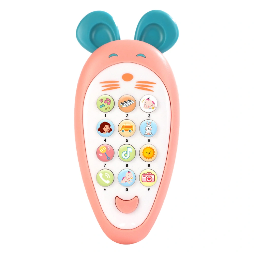 1pc Music Phone Toy Musical Phone Educational Toy Kids Music Toy Cellphone Toy