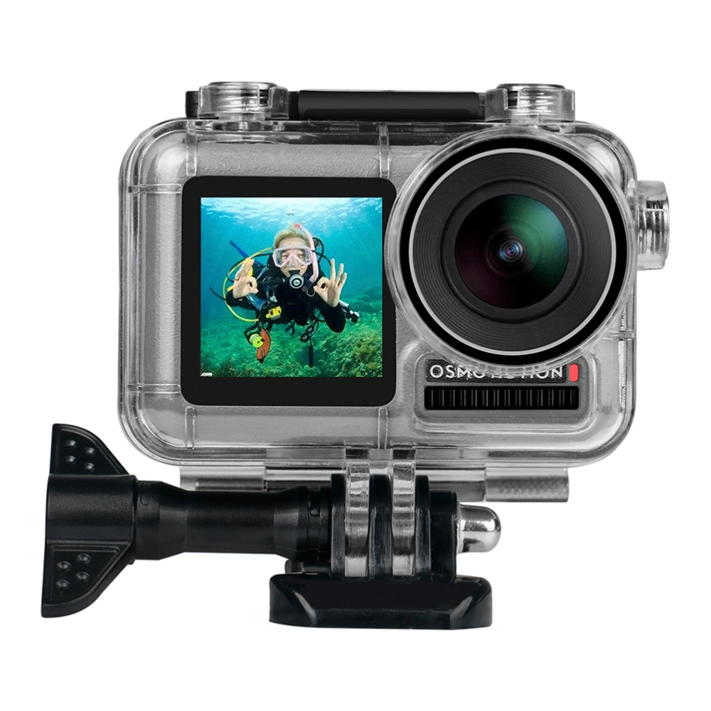 Waterproof Housing Case Underwater Diving Waterproof Shell Cover Protection Housing Box Housing Accessories Compatible for OSMO Action