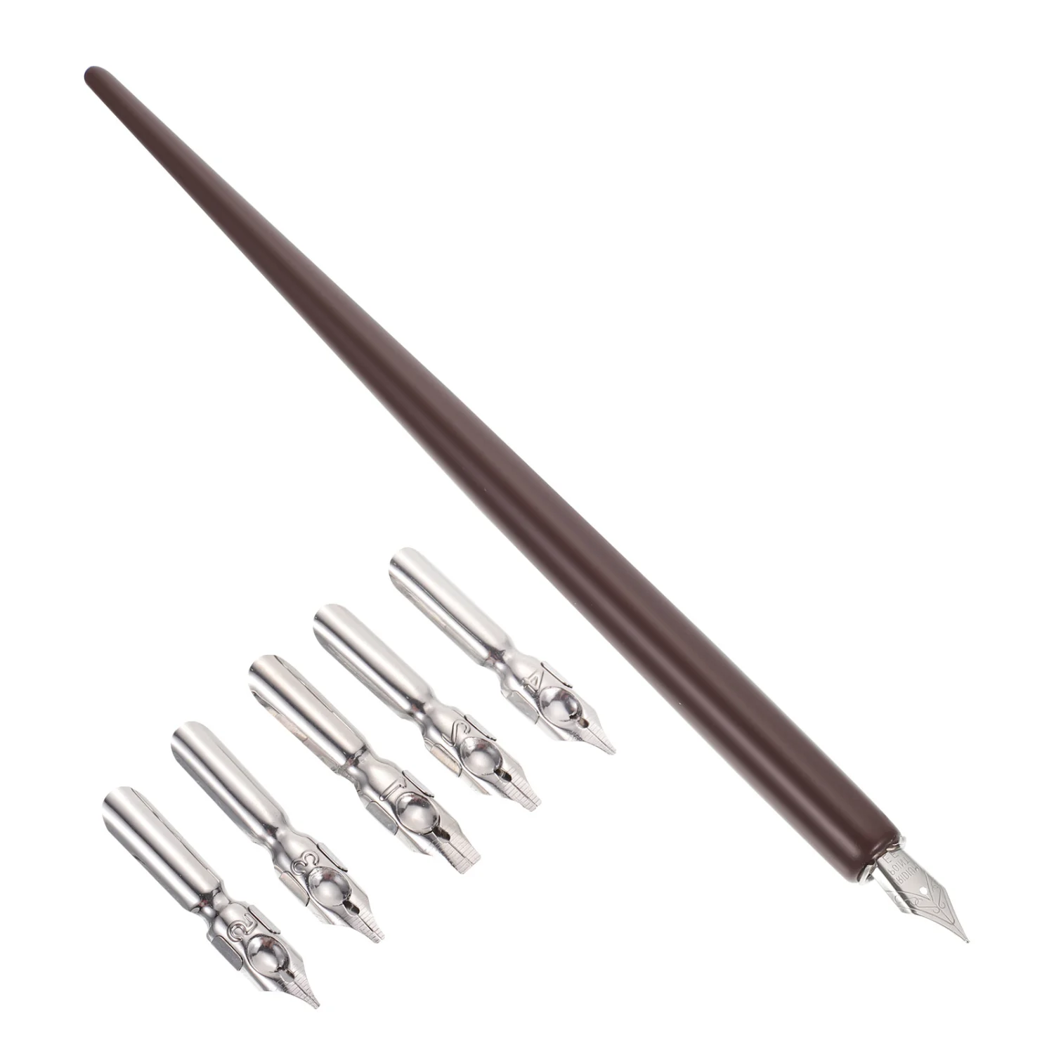 1 Set of Vintage Dip Pen Set Art Drawing Pens Calligraphy Practicing Pens