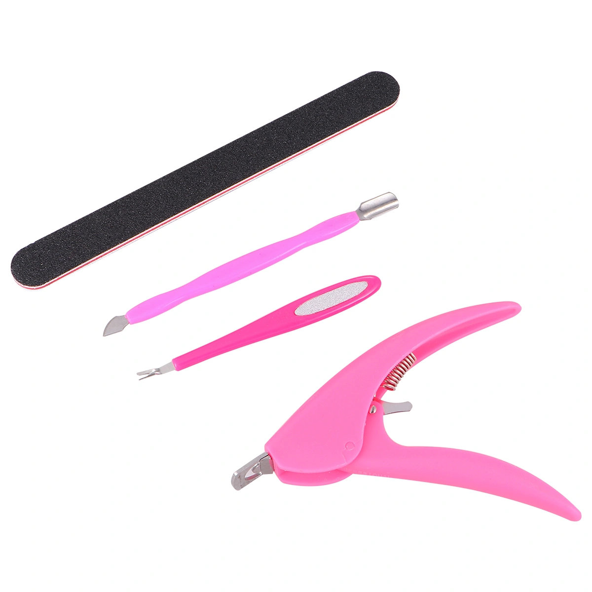 Manicure Tools Transparent Fake Nails Simple Durable Useful Manicure Fake Nails Tools for Home (500pcs Fake Nails)