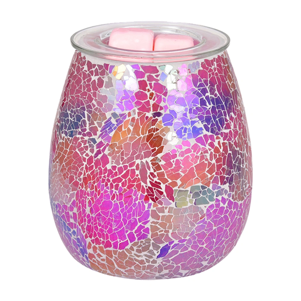 1Pc Mosaic Style Aroma Diffuser Incense Burner with Monochromatic Light US Plug