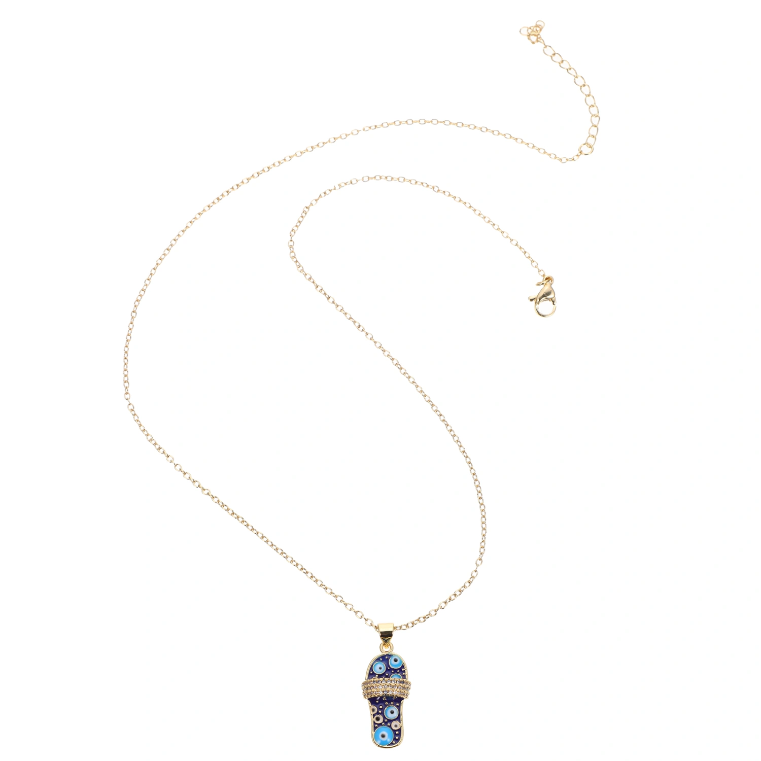 Creative Slippers Necklace Couple Clavicle Pendant Neck Chain Neck Jewelry (for Men)