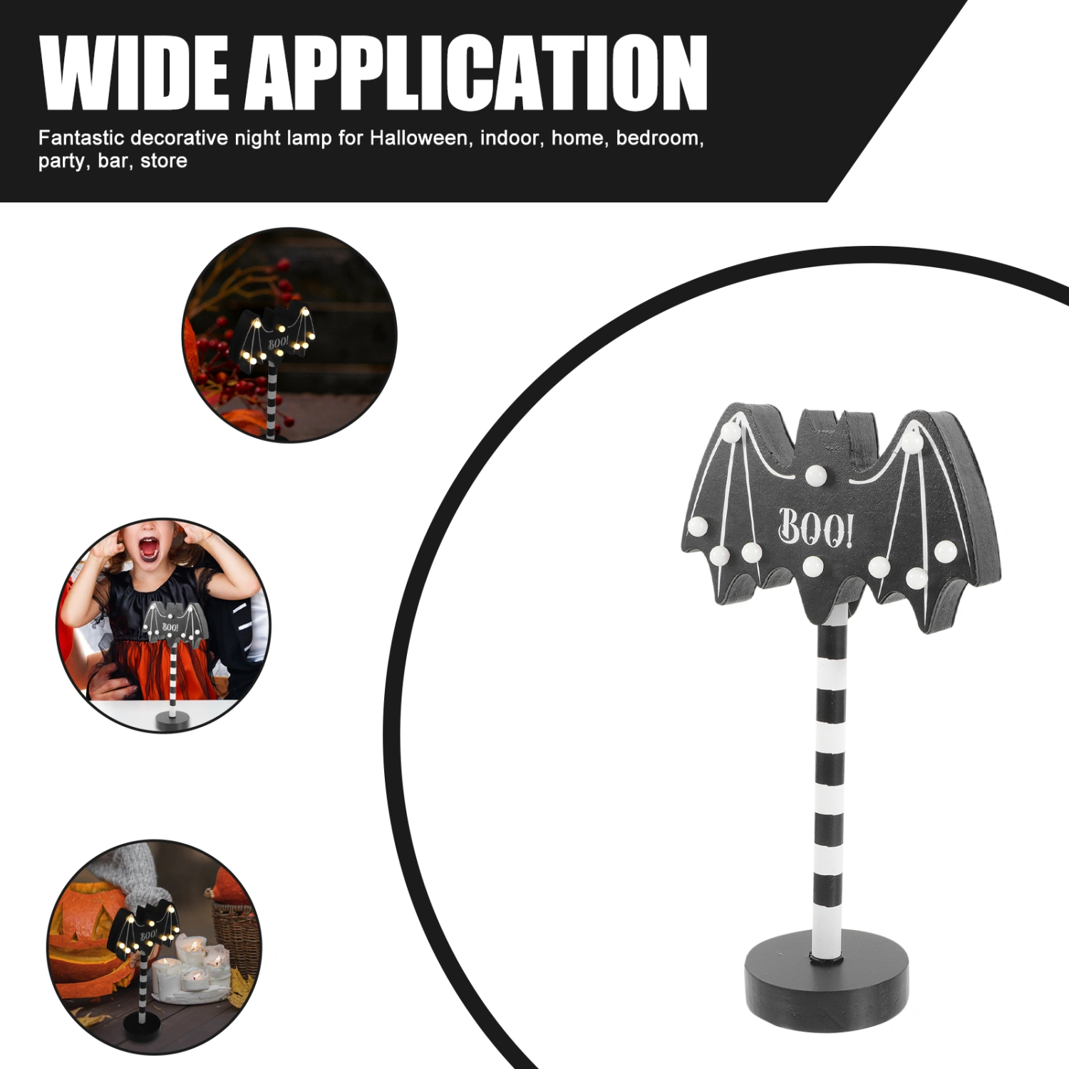 Halloween LED Light Decor Table Halloween Light Halloween Party Night Light Detachable Halloween Light