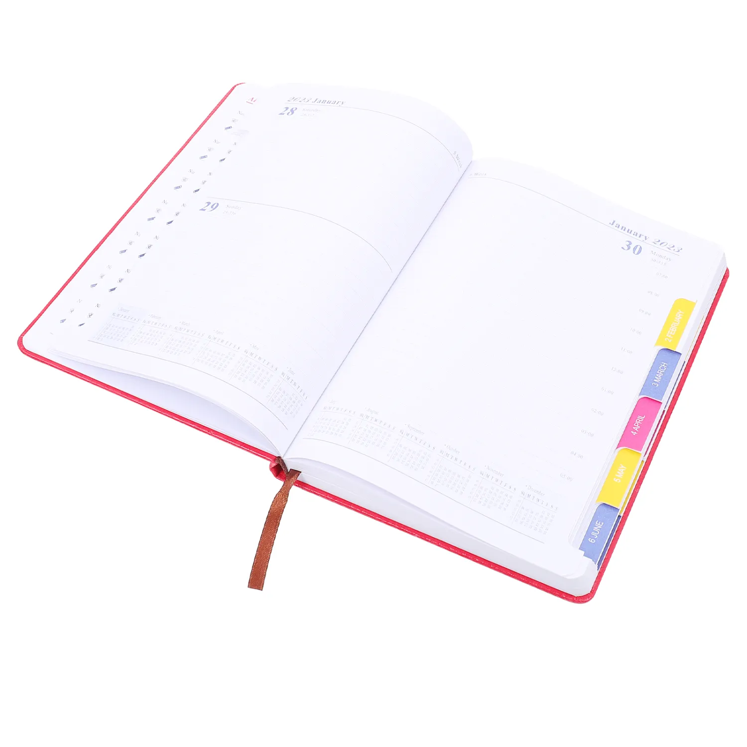 Academic Planner Paper Schedule Book 2023 Planner Book Daily Plan Notebook A5 Schedule Book